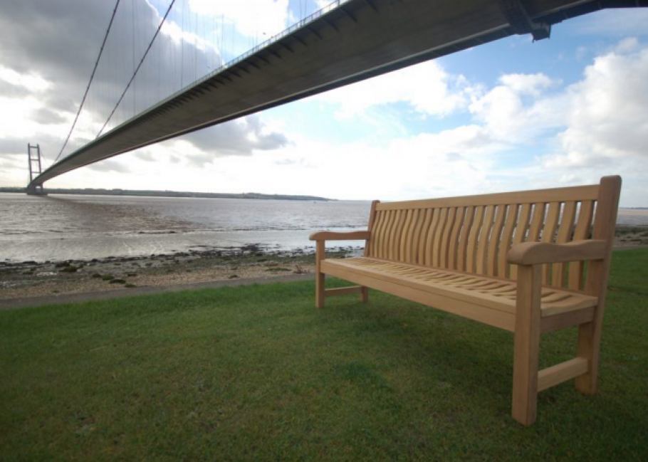 Scarborough Bench Under Humber Bridge