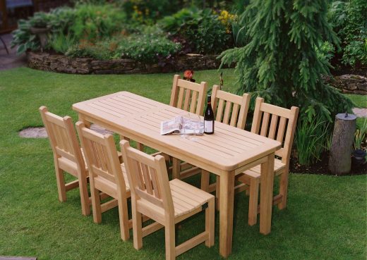 Bespoke Garden table with chairs