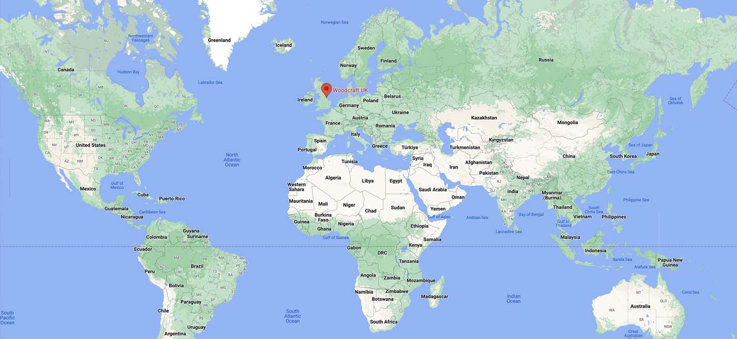 International bench delivery map