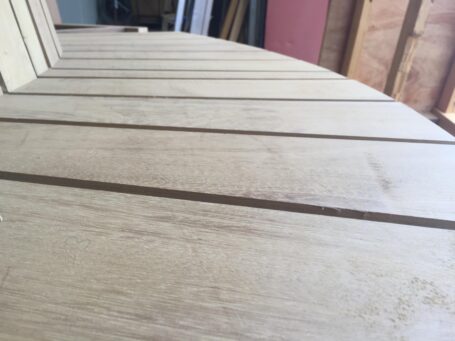 Customers garden seating area