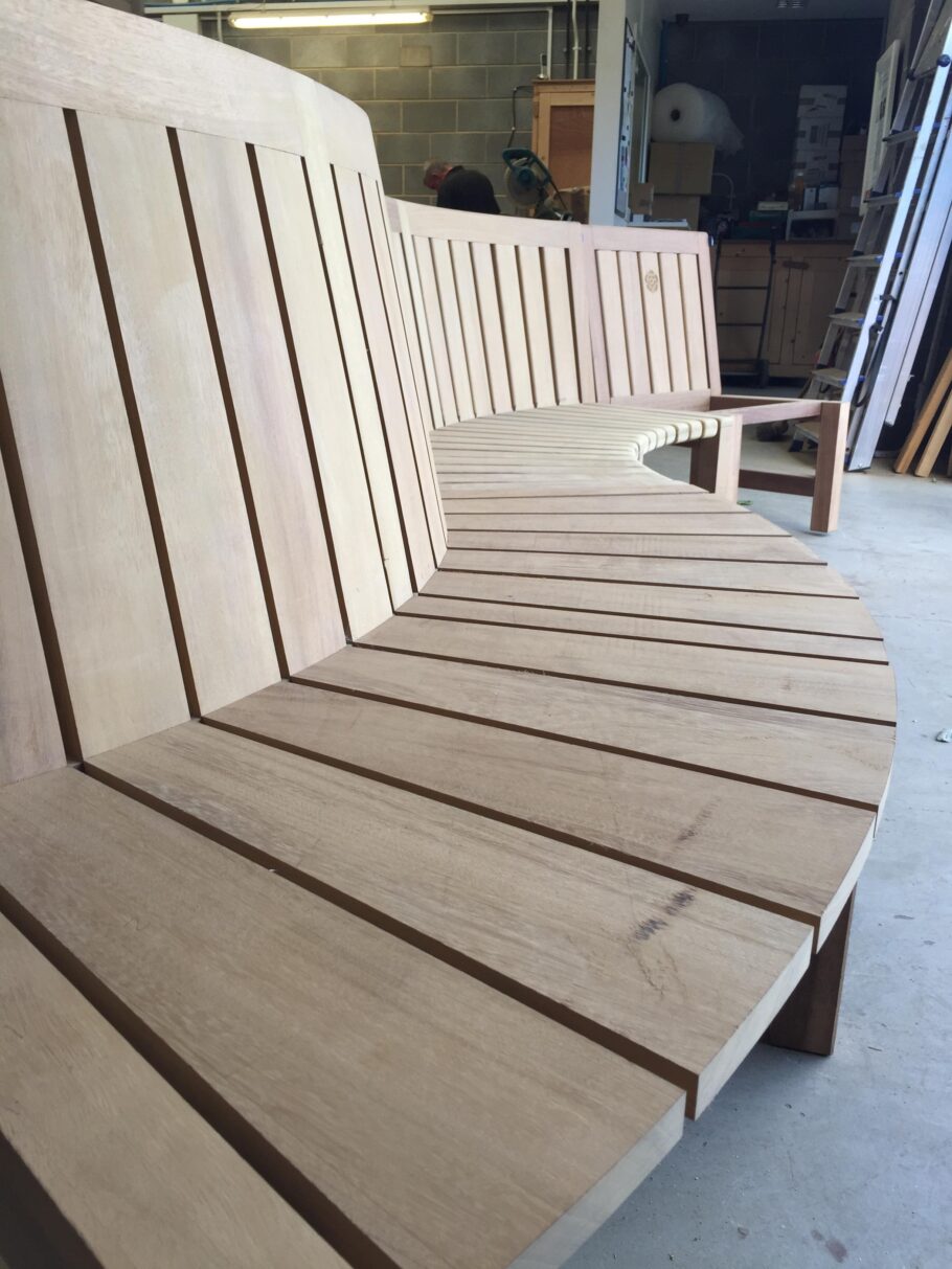 The Berlin bench in situ