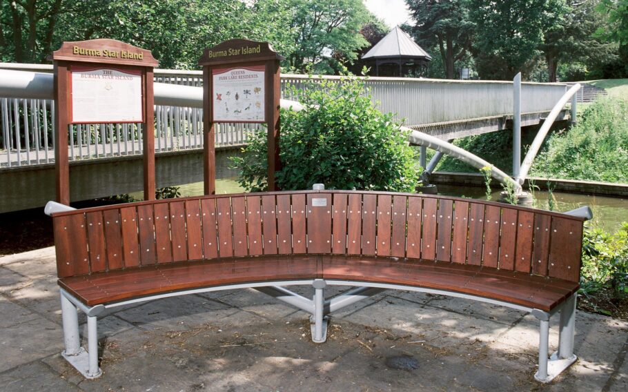The Burma Star Memorial Bench