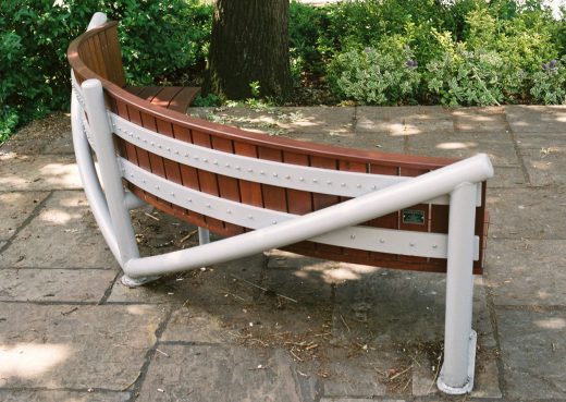 Back of the Burma Star Memorial Bench