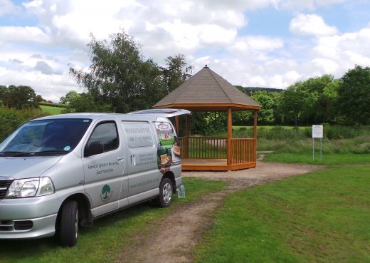 Installing the Swainby play shelter