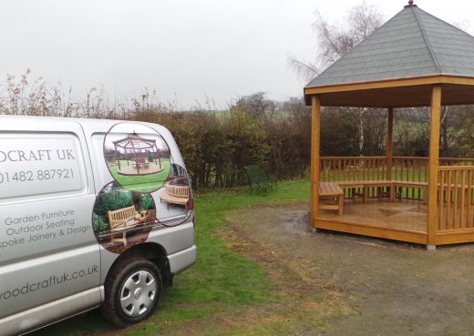 Woodcraft van and play shelter