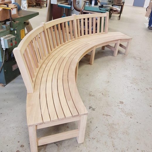 Ready for export, the Berlin bench