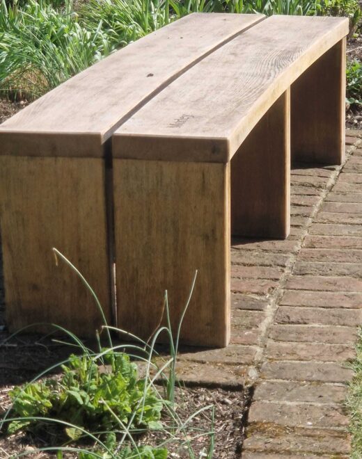 Bespoke bench based on the Chelsea flower show bench