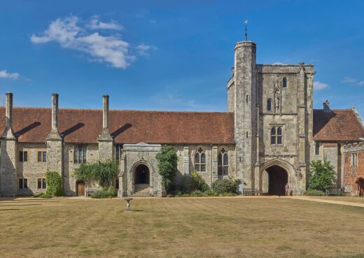 Hospital of St Cross north range August 2018