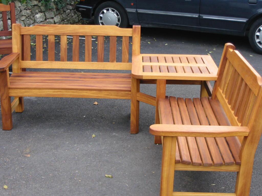 Garden & Patio Bench Furniture Henley Love Seat Chunky Garden Furniture