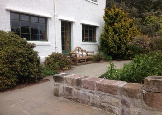 Our Lutyens bench in the grounds of Inverewe