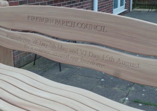The VE / VJ Commemorative Waveform Bench