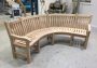 New bespoke curved bench heading to London