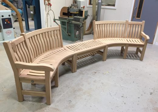 Scarborough style bench for London customer
