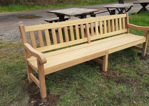 8ft memorial bench