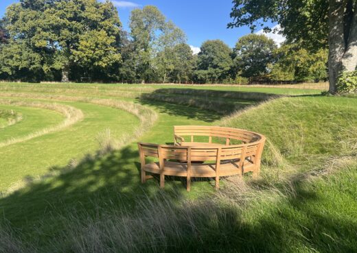 The new Rosedale Curved bench