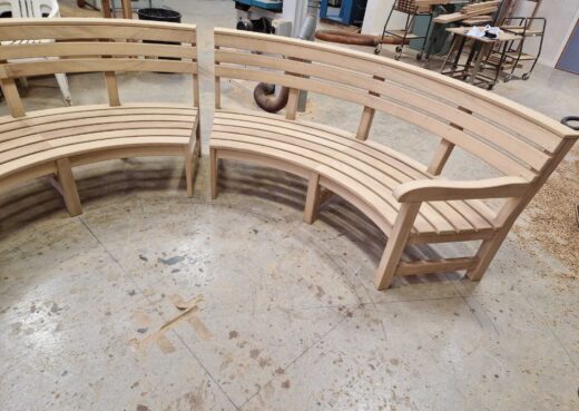 The Rosedale Modular Curved Bench