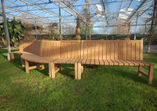 Curved Modular Bench