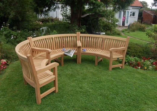 Bespoke Scarborough memorial bench