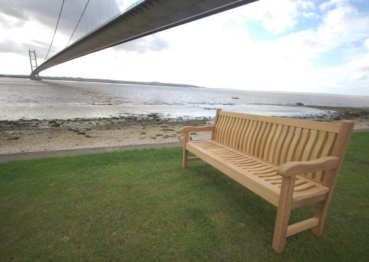 Scarborough Bench Under Humber Bridge