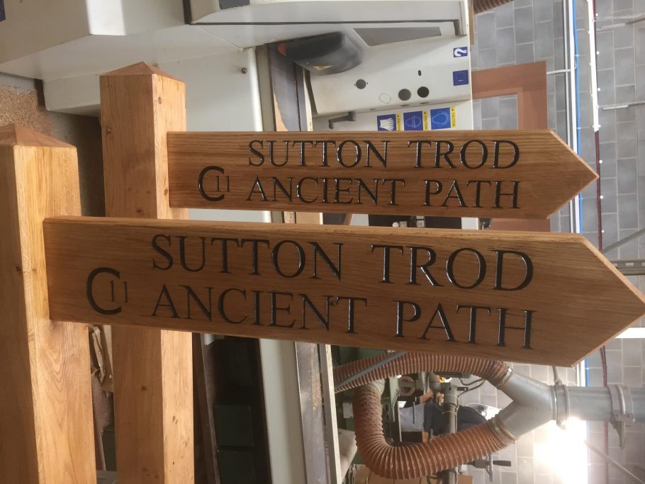 Wayfinding posts for Sutton Trod