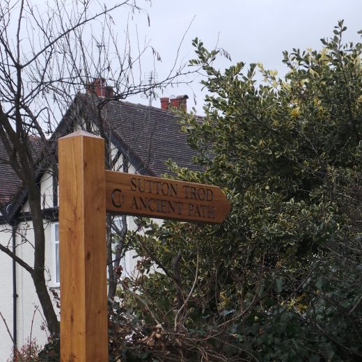 Fingerpost At Sutton trod by Woodcraft UK