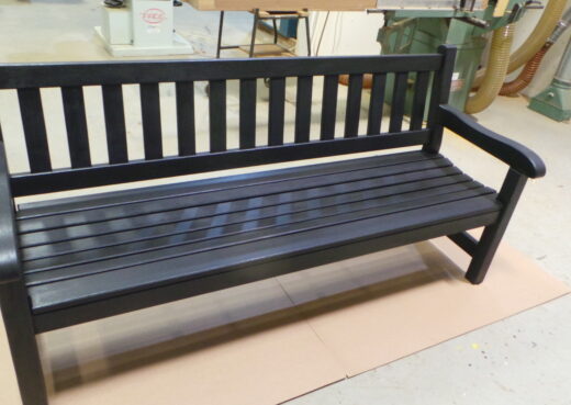 The Powder Coated Black York Bench