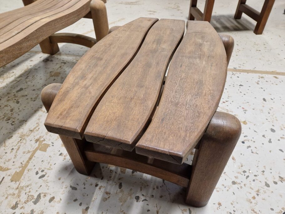 Waveform hardwood coffee table ex-display