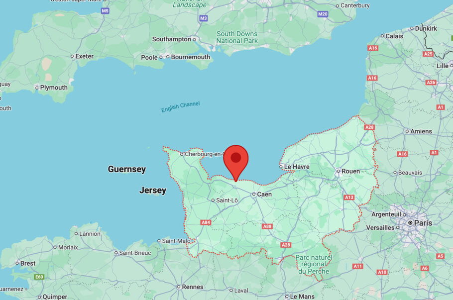 Manvieux in Normandy