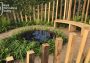 Woodcraft is featured in the Silver Gilt medal winner garden at the RHS Flower Show Tatton Park