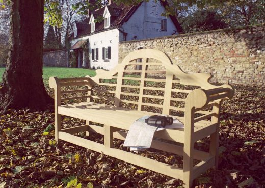 The iconic Lutyens garden bench by Woodcraft UK