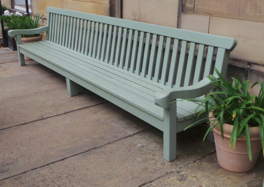 Side view of the Saltmarshe Bench