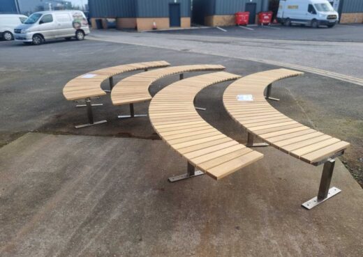 Bespoke curved bench sections