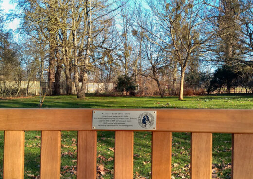 Bushy Park Pheasantry Plantation Ann Sayers bench