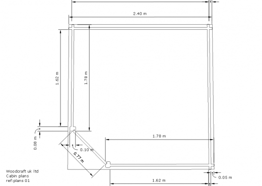 Wooden Cabin plan