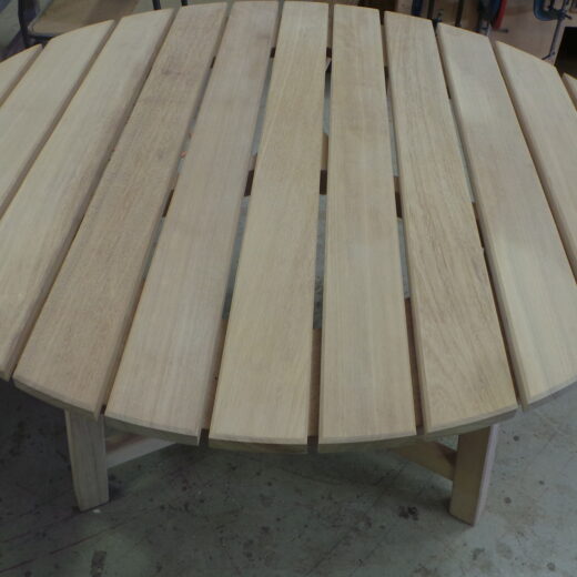 Close up of the table top