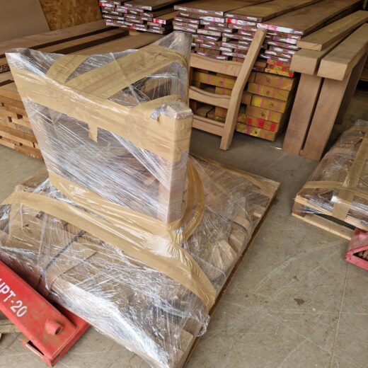 And away, the tables are on their journey to Suffolk
