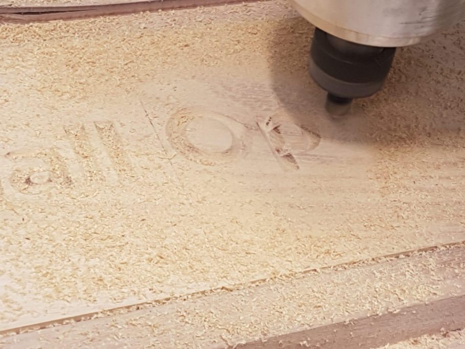 Our CNC machine can engrave any font