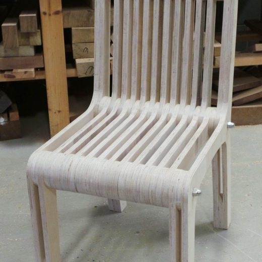 Plywood Chair front