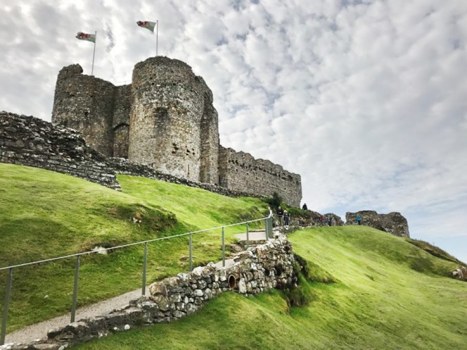 Criccieth Castle in North Wales