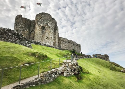 Criccieth Castle in North Wales