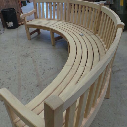 Curved Bench for Dallas