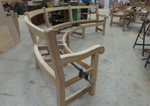 New Curved Mendip style bench