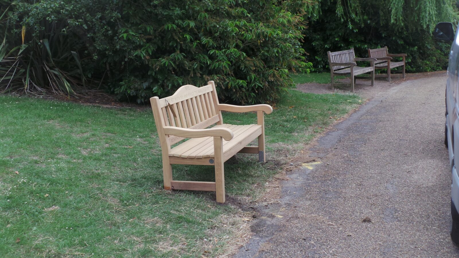Three brand new memorial benches are being installed in East Park in