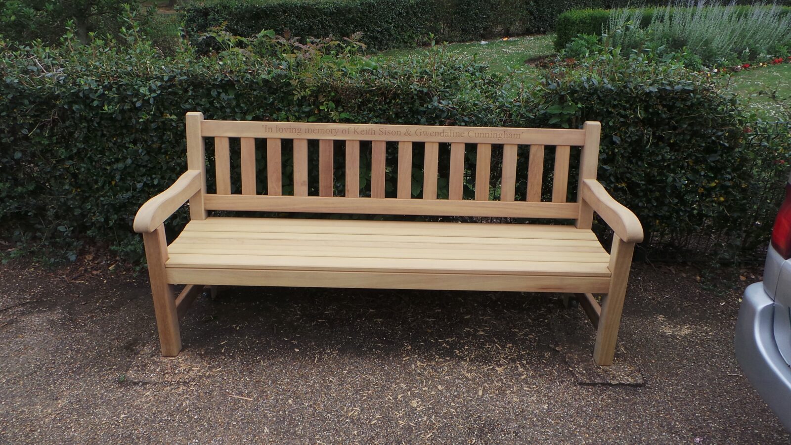 Three brand new memorial benches are being installed in East Park in