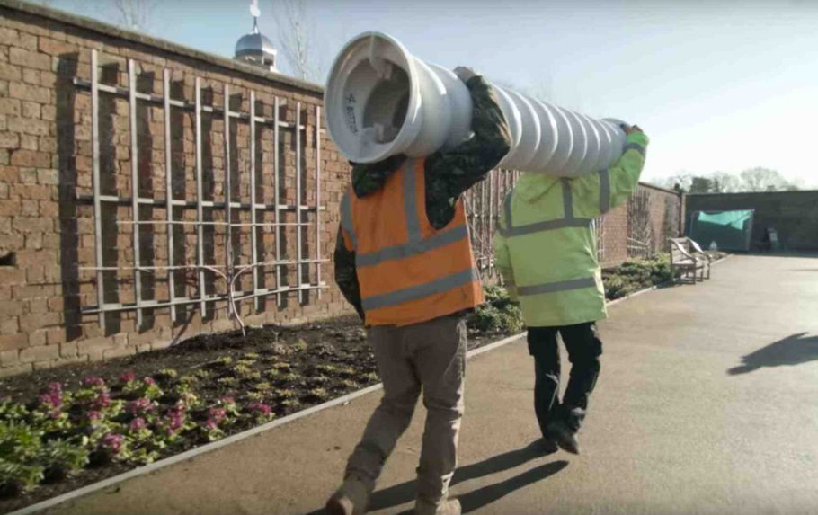 Hampton Court Palace Garden refurbishment