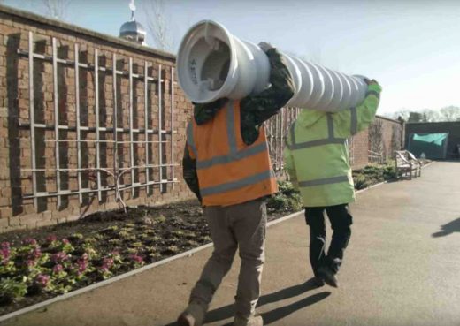 Hampton Court Palace Garden refurbishment