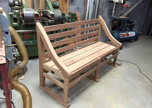 The Hampton Bench in production