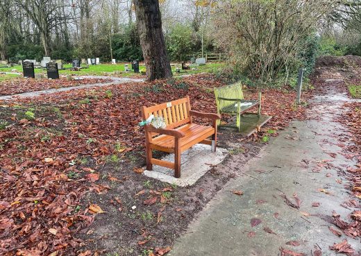 Our latest York 4ft bench at Hedon cemetery