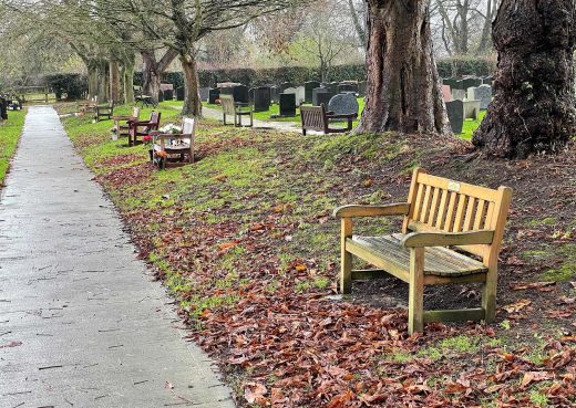 Many of our memorial benches here in Hedon Cemetery