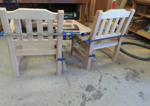 Clamping the Helmsley Companion Bench